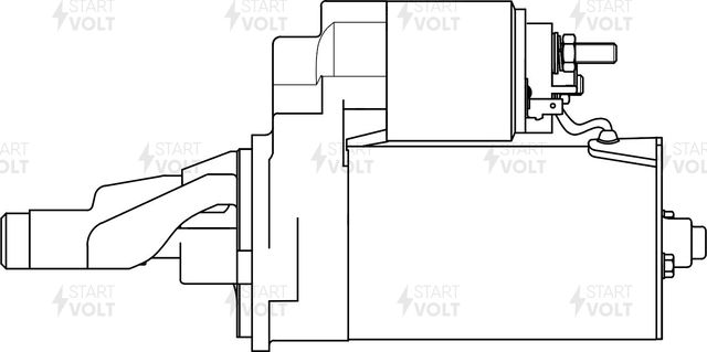 Стартер StartVOLT для Audi A6 II (C5) 1997-2005. Артикул LSt 1862
