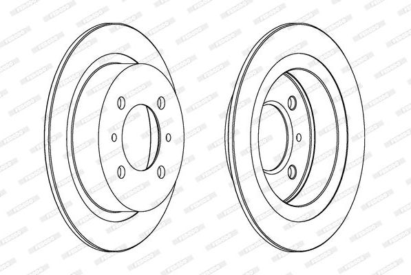 Тормозной диск Ferodo Premier. Артикул DDF790