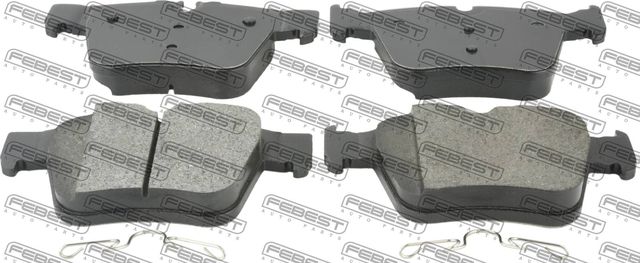 Тормозные колодки Febest. Артикул 1601-205R