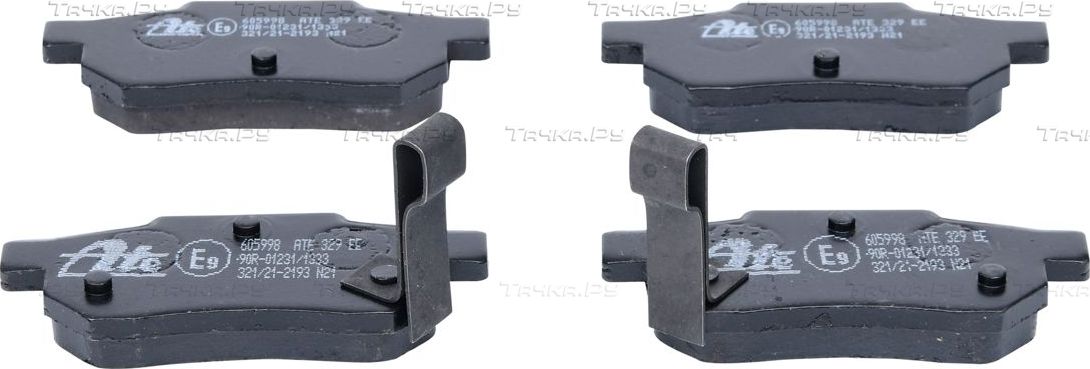 Тормозные колодки ATE задние для Honda CR-X III 1992-1998. Артикул 13.0460-5998.2