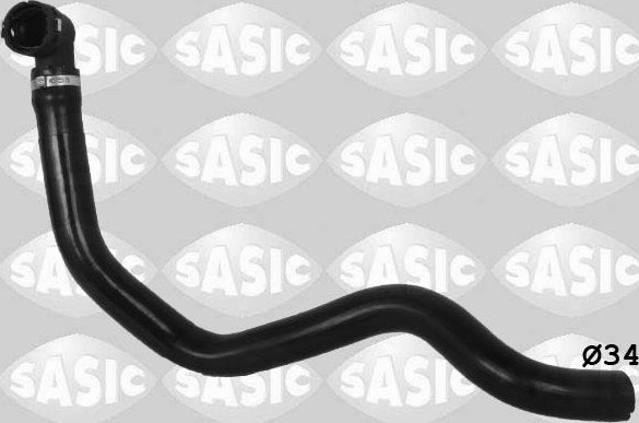 Патрубок радиатора (системы охлаждения) Sasic. Артикул 3406314