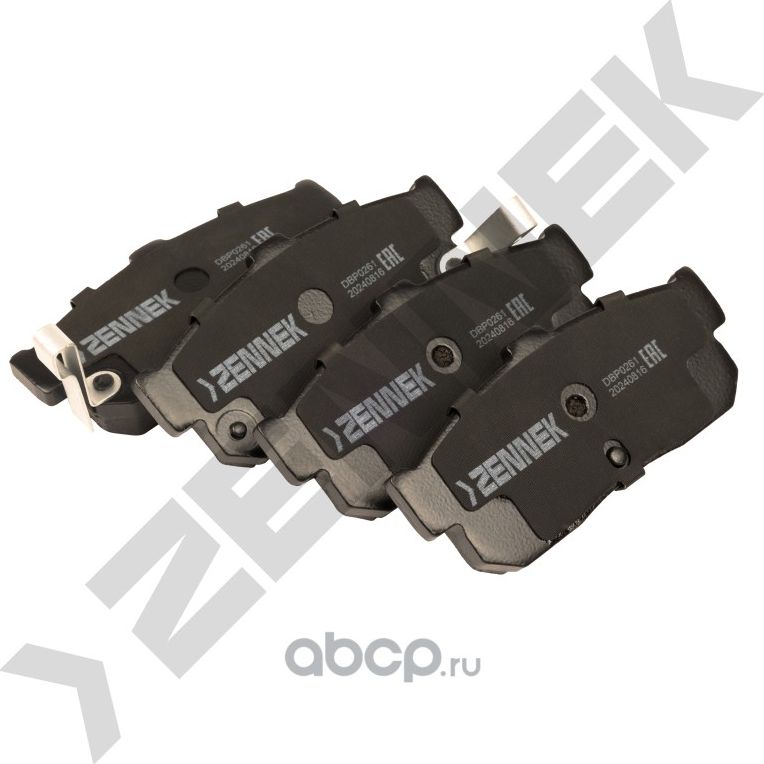Колодки тормозные дисковые задние NISSAN 100NX 90-96, ALMERA 95 (Zennek). Артикул DBP0261