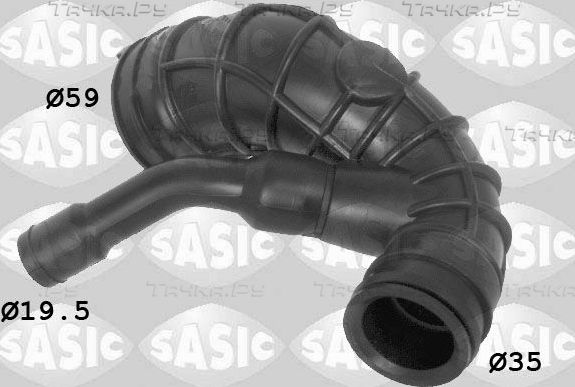 Патрубок интеркулера Sasic для Peugeot 206 2001-2013. Артикул 3330001