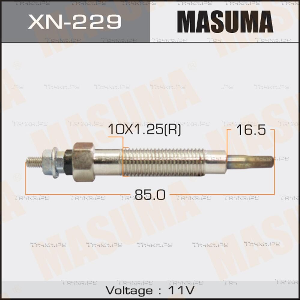 Свеча накаливания (накала) Masuma. Артикул XN-229