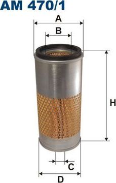Воздушный фильтр Filtron. Артикул AM 470/1