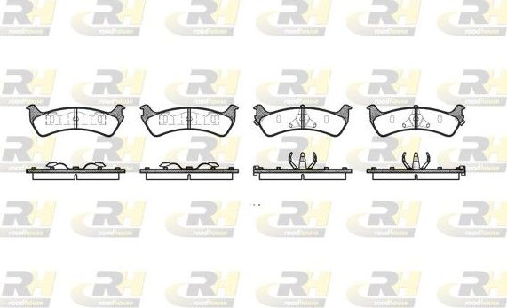 Тормозные колодки RoadHouse задние для Ford Explorer I 1993-1994. Артикул 2617.12