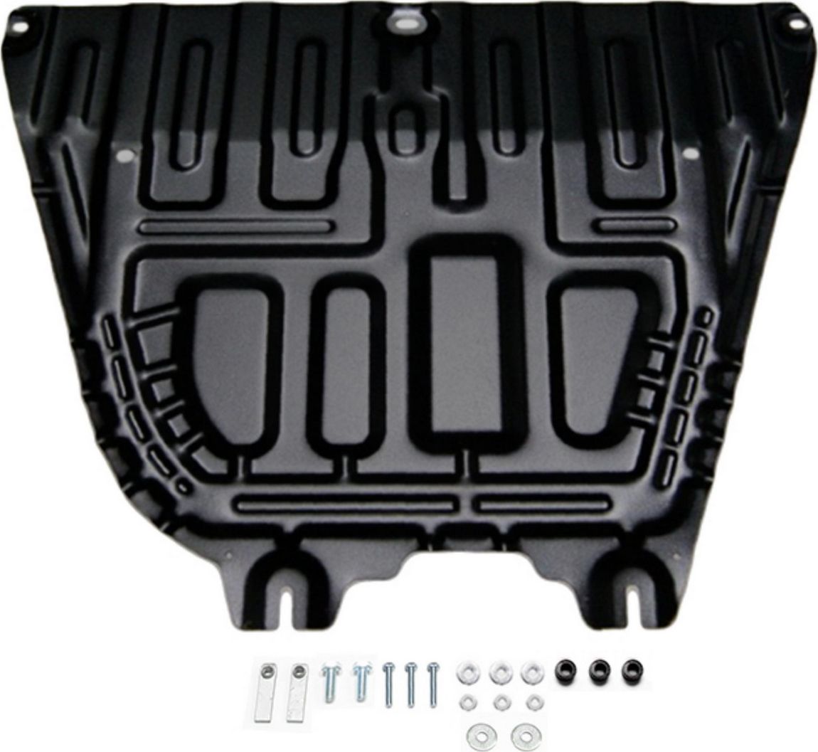 Защита AutoMax для картера и КПП Kia Rio IV седан, Rio X-Line хэтчбек 2017-2020 2020-2026. Артикул AM.2370.1