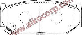 Колодки SUZUKI Swift (2005-) передние (Aiko). Артикул PF9529