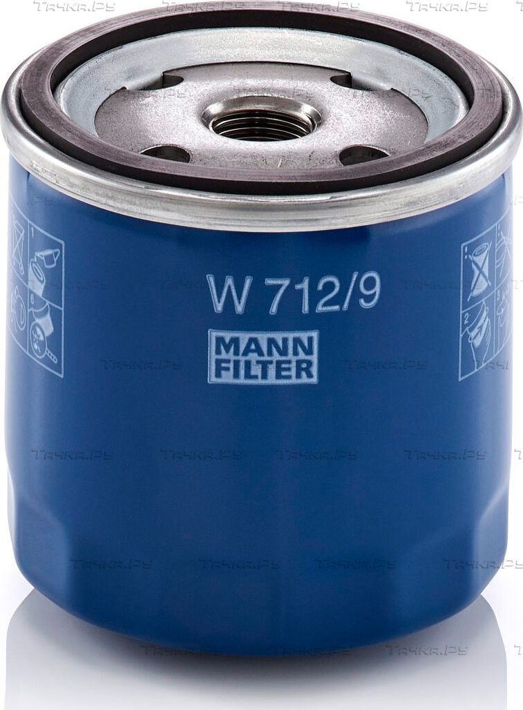 Масляный фильтр Mann-Filter для Citroen LN 1976-1986. Артикул W 712/9