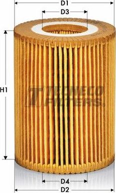 Масляный фильтр  Tecneco Filters для Jeep Commander XK, XH 2006-2010. Артикул OL0821E