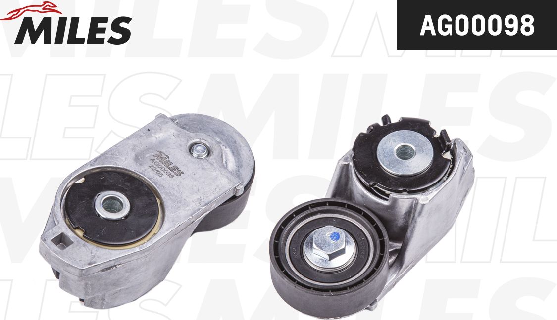 Натяжной ролик (натяжитель) приводного ремня Miles. Артикул AG00098