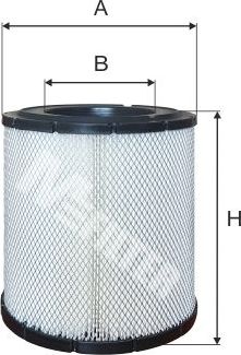 Воздушный фильтр MFilter. Артикул A 510