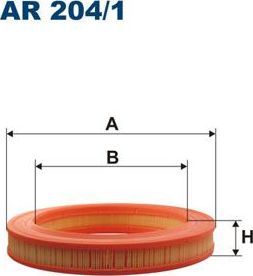 Воздушный фильтр Filtron. Артикул AR 204/1