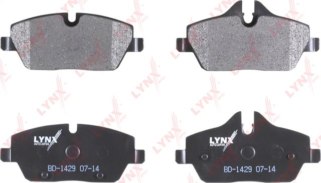 Тормозные колодки LYNXauto передние для MINI Roadster R59 2011-2015. Артикул BD-1429
