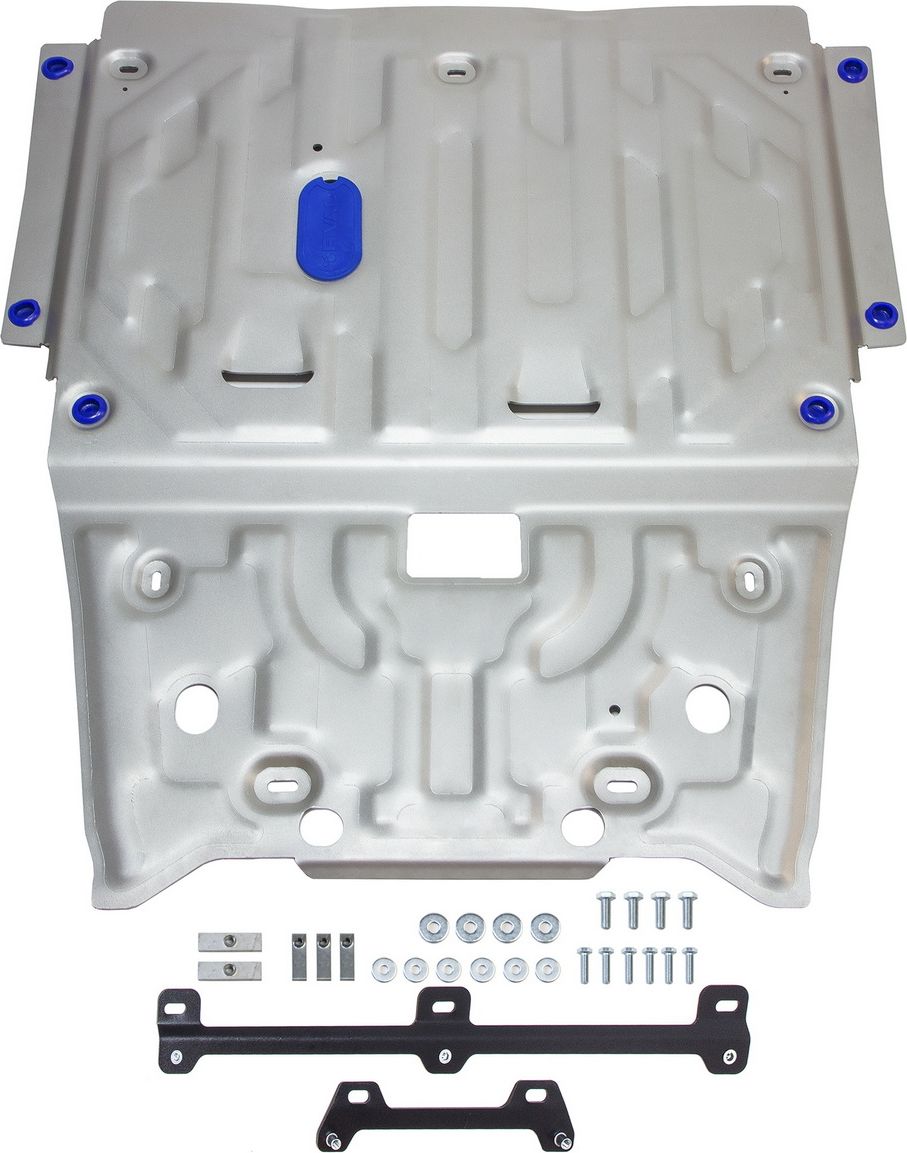 Защита алюминиевая Rival для картера и КПП Mercedes-Benz B-klasse W246 2011-2018. Артикул 333.3906.1