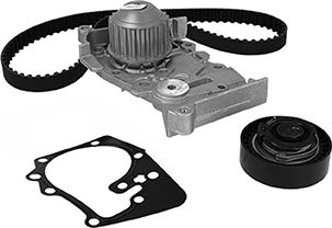 Помпа (водяной насос) с комплектом ремня ГРМ Metelli. Артикул 30-0724-3