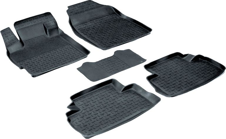 Коврики резиновые Seintex с высоким бортиком для салона Mazda CX-7 2007-2013. Артикул 01292