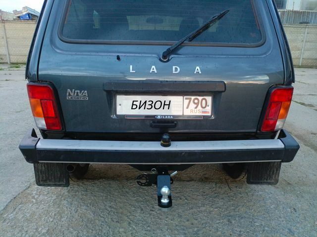 Фаркоп Bizon под американский квадрат для Lada Niva Legend 2021-2026. Артикул FA 0460-E