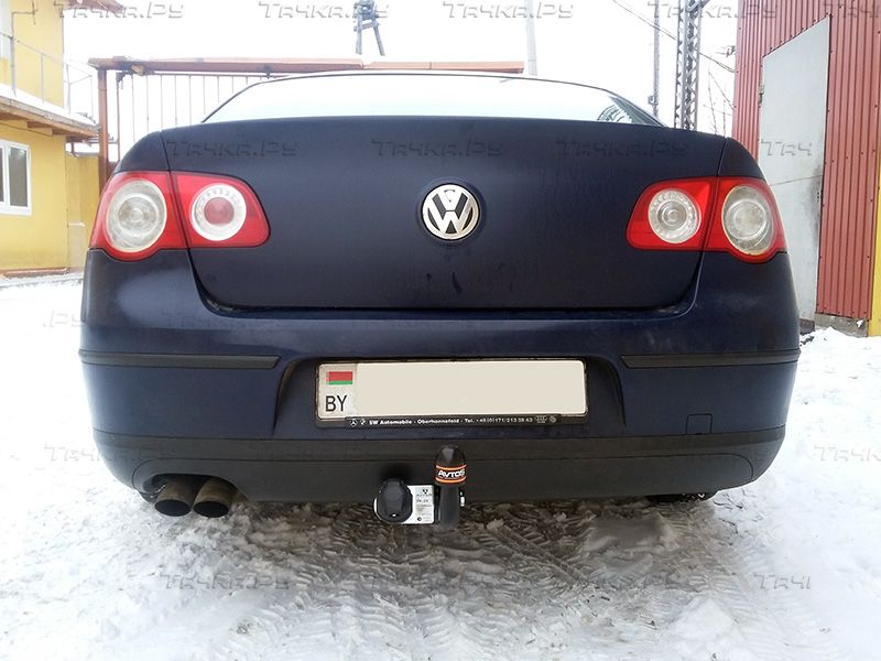Фаркоп AvtoS для Volkswagen Passat B7 седан/универсал 2010-2015. Артикул VW 31