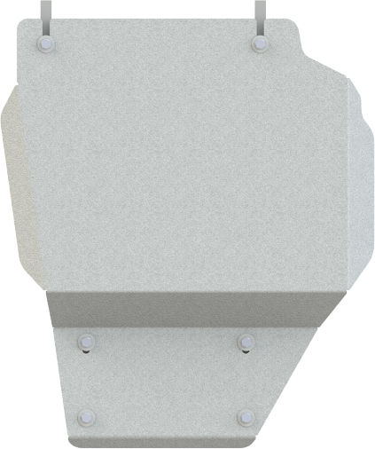 Защита алюминиевая Шериф (4 мм) для РК Isuzu MU-X 2021-2026. Артикул 32.5109 V1