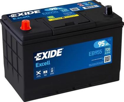 Аккумулятор Exide Excell ** для SsangYong Rexton I 2002-2012. Артикул EB955