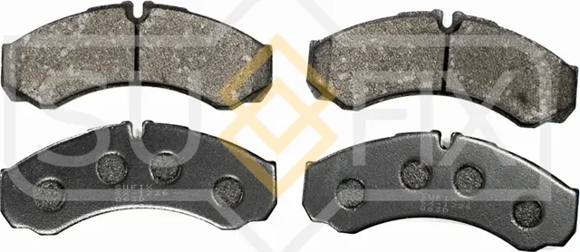 Колодки тормозные дисковые задние правые/левые IVECO DAILY II 1990-1999 (Sufix). Артикул SX1226