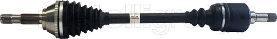 Полуось (привод в сборе, приводной вал) Metelli. Артикул 17-0084