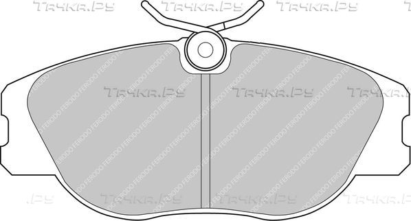Тормозные колодки FERODO RACING DS3000 для Alfa Romeo Spider II 1995-2005. Артикул FCP565R
