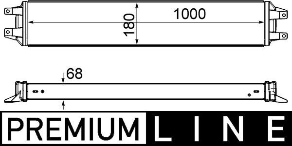 Радиатор масляный (маслоохладитель) для двигателя Mahle Premium для Mercedes-Benz Conecto 2001-2026. Артикул CLC 208 000P