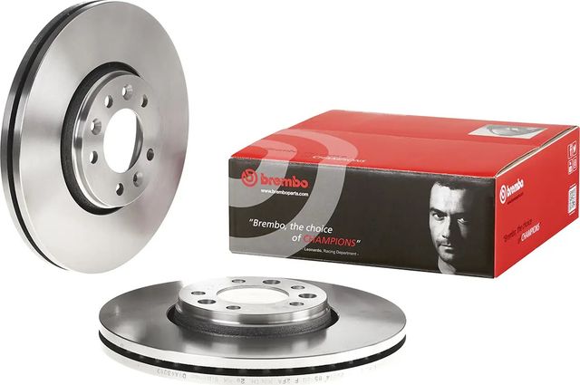 Тормозной диск Brembo передний для Citroen Jumpy II 2007-2016. Артикул 09.A430.10