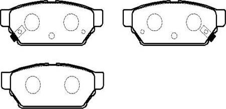 Тормозные колодки HSB. Артикул HP5128