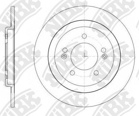 Тормозной диск NiBK. Артикул RN1563