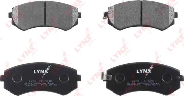 Тормозные колодки LYNXauto. Артикул BD-5710