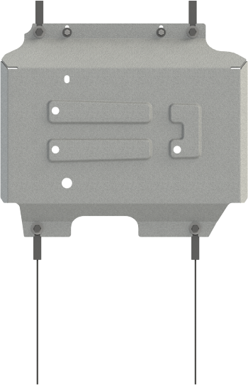 Защита алюминиевая Шериф (3 мм) для картера и дифференциала Changan Hunter Plus 2023-2026. Артикул 28.6051