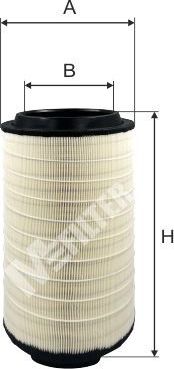 Воздушный фильтр MFilter для Scania G 2017-2015. Артикул A 8120