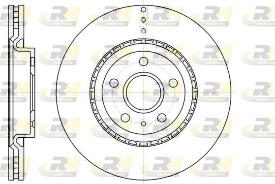 Тормозной диск RoadHouse передний для Saab 9-5 II 2010-2012. Артикул 61283.10