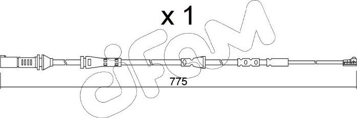 Датчик износа тормозных колодок  Metelli. Артикул SU.361