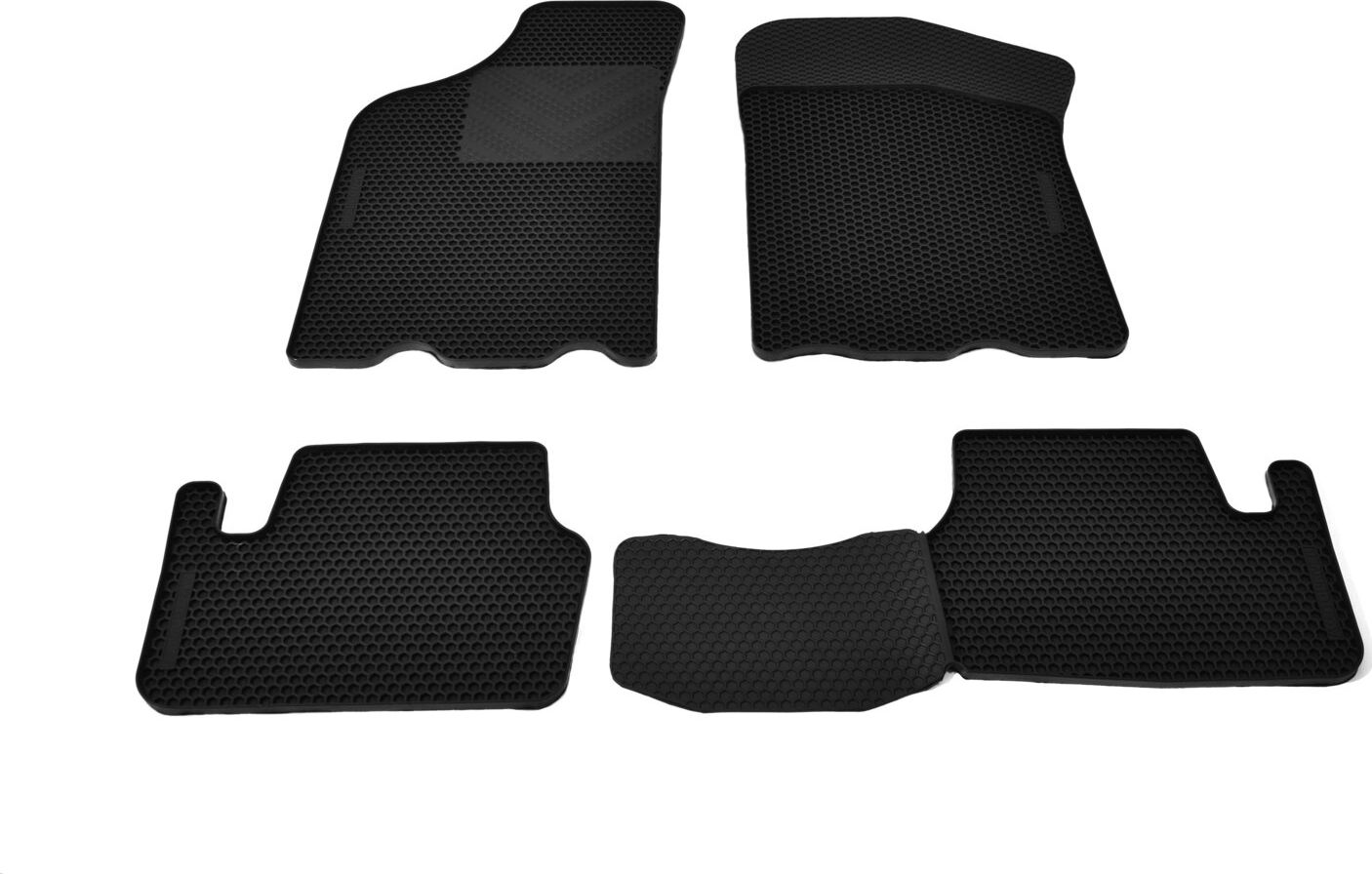 Коврики резиновые Avtodriver SOTABOARD для салона ВАЗ 2113 2004-2013. Черные. Артикул EVTS.0740