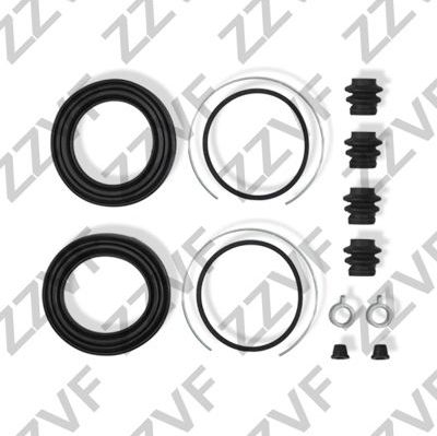 РЕМКОМПЛЕКТ СУППОРТА ТОРМОЗНОГО ПЕРЕДНЕГО TOYOTA YARIS  ECHO VERSO NCP2 NLP2 00-05 ZZVF. Артикул ZVCER054