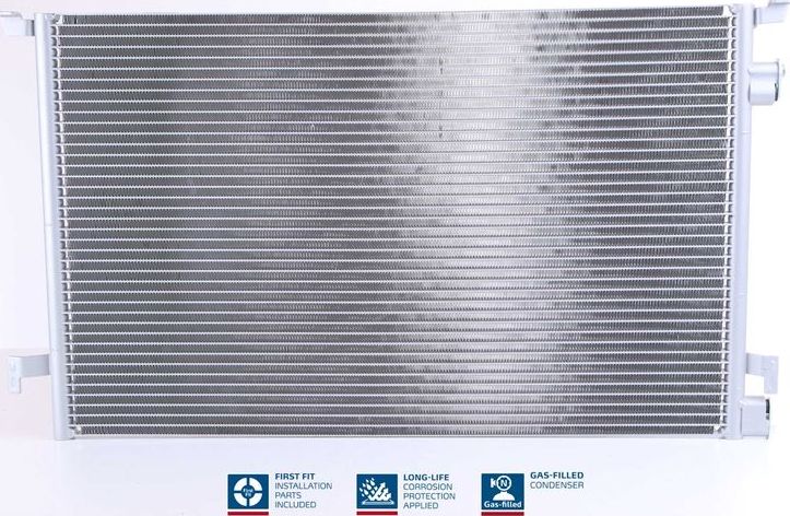 Радиатор кондиционера (конденсатор) Nissens (алюминий). Артикул 94598