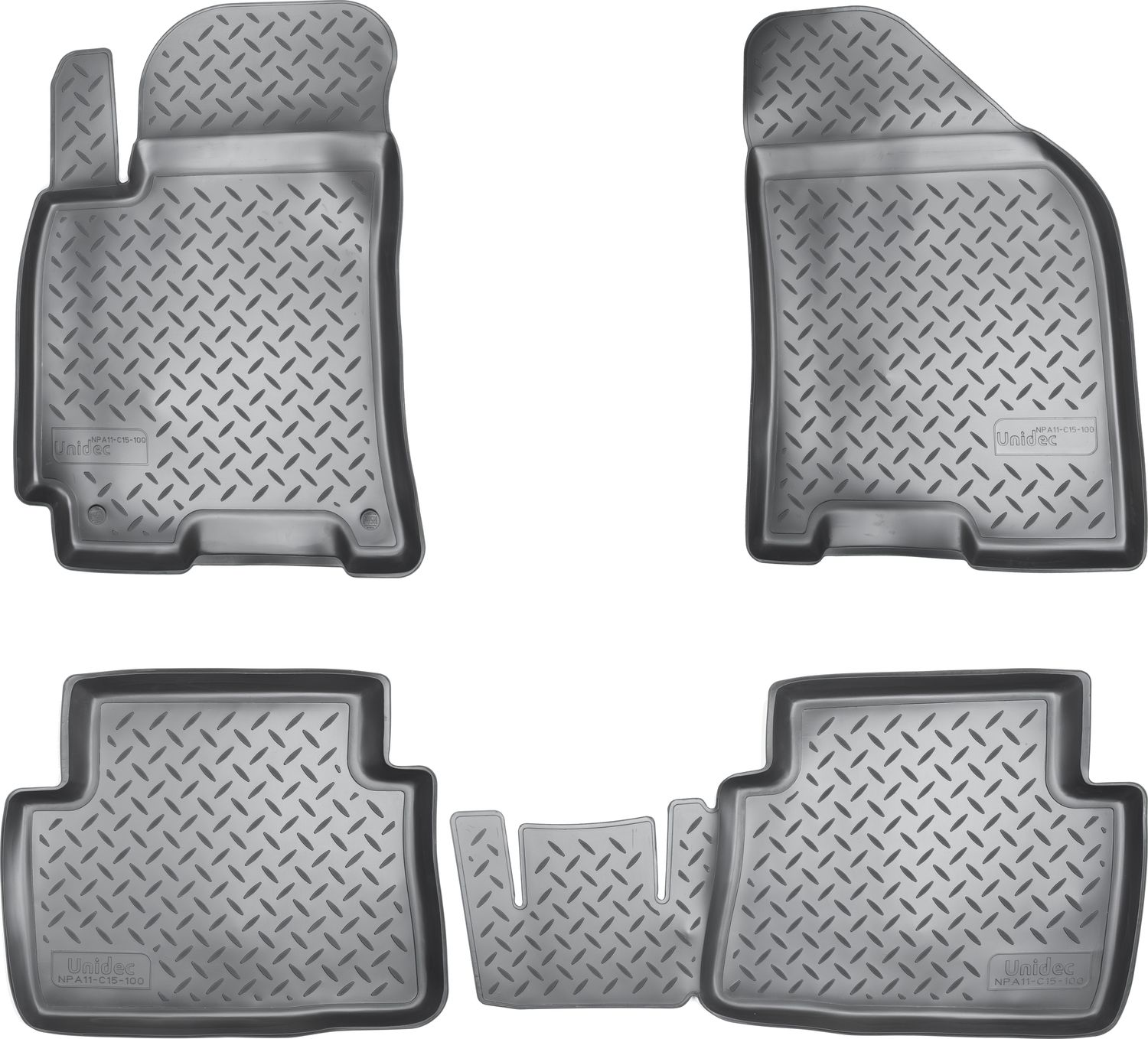 Коврики Норпласт для салона Daewoo Gentra II 2013-2026. Артикул NPA11-C15-100