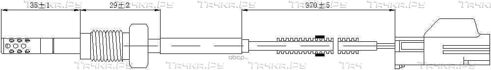 Датчик температуры выхлопных газов (Magtechnic). Артикул MAG0077OG