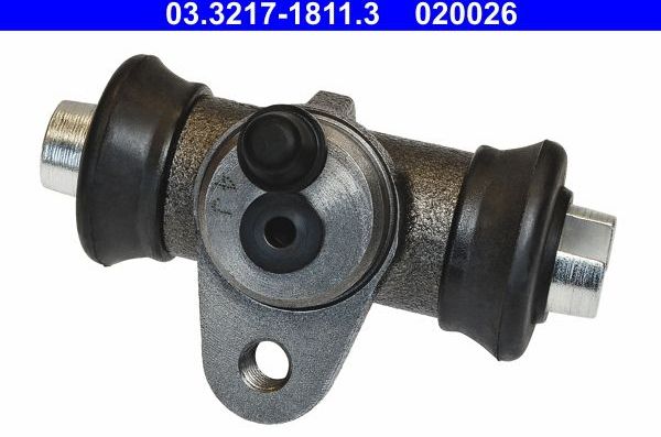 Тормозной цилиндр ATE (Серый чугун) задний для Volkswagen 181 1973-1979. Артикул 03.3217-1811.3
