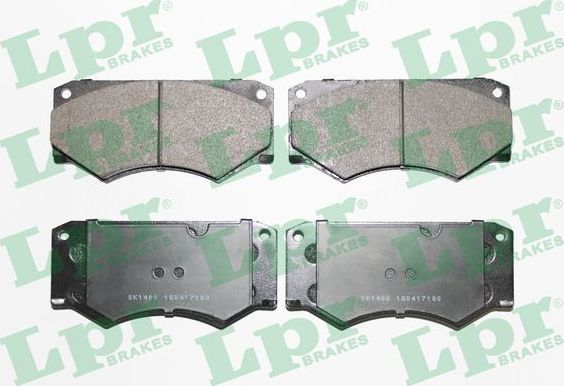 Тормозные колодки LPR. Артикул 05P180