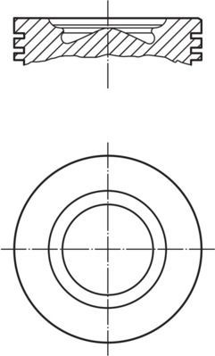 Поршень Mahle. Артикул 007 PI 00109 000