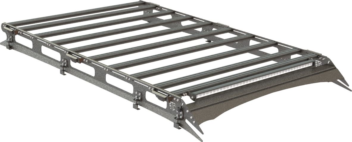 Экспедиционный багажник STC для Toyota Land Cruiser 80 1990-1997 шторка. Артикул STC-TLC80-TR1