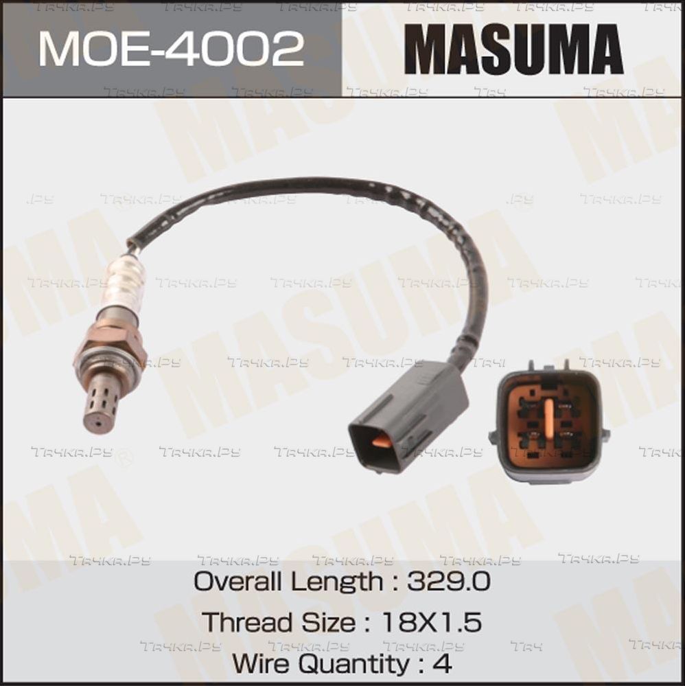 Лямбда-зонд (кислородный датчик) Masuma для Mazda 5 II (CW) 2010-2015. Артикул MOE-4002