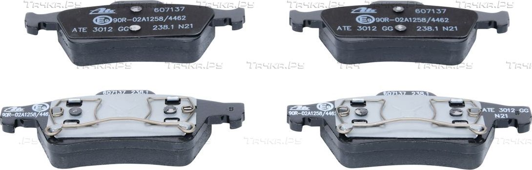 Тормозные колодки ATE задние для Renault Vel Satis I 2002-2009. Артикул 13.0460-7137.2