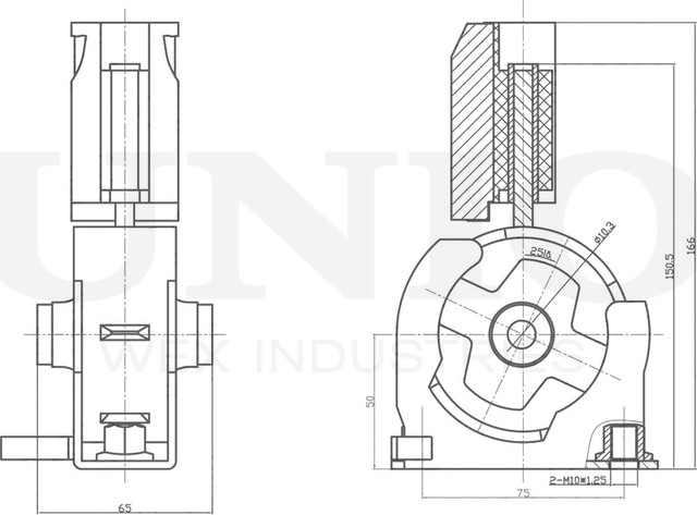 Опора двигателя (Unio). Артикул RMP-15093