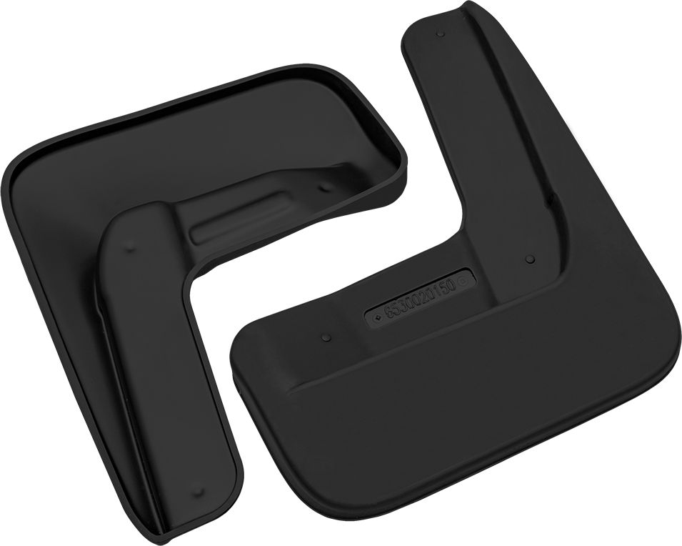 Брызговики Rezkon полиуретанновые передняя пара для Skoda Rapid 2014-2020. Артикул 6530020150